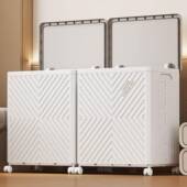 6Q翻盖收纳箱家用整大容衣物被子储647物箱理箱量玩F具娃娃可折叠