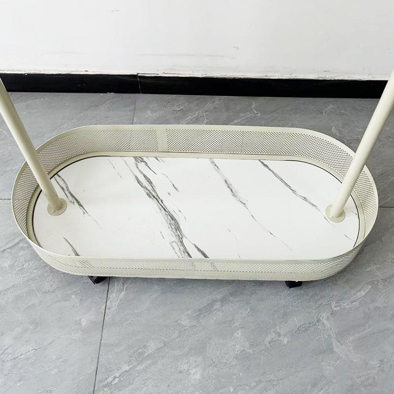 卧室地带滑轮挂衣架家网红轻奢衣帽架能多功简落易带轮置物衣架用