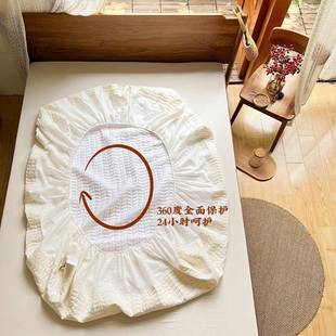 2.2加大床笠SPO床褥加 可机水洗2 A高类日夏全式 棉大豆纤维床笠季