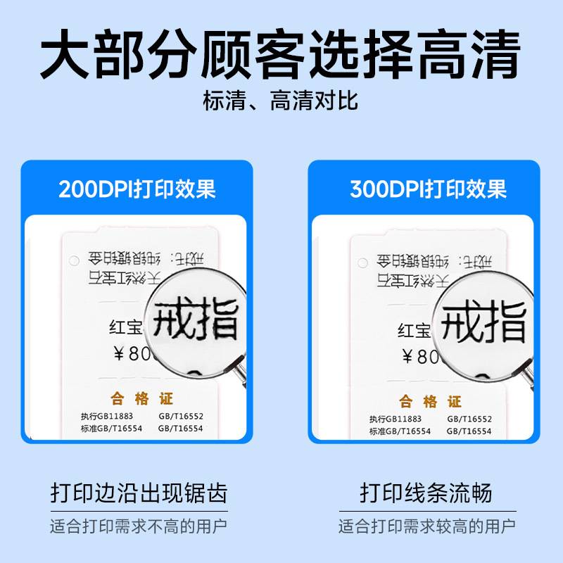 译维E75S服装吊牌标签打印机水洗标布标尺码合格证尼龙缎带洗水唛