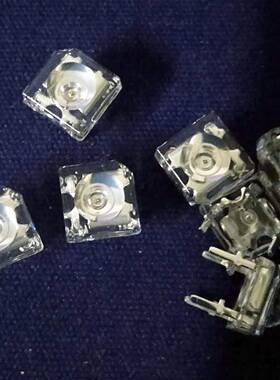 食人鱼红黄色LED食人鱼粉739食人鱼粉.紫光双0.2W05W红中功率