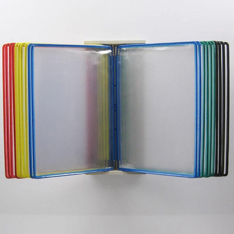 墙面展示架展20页墙PF－020资料架墙面展夹活页抽示拉式示文挂件