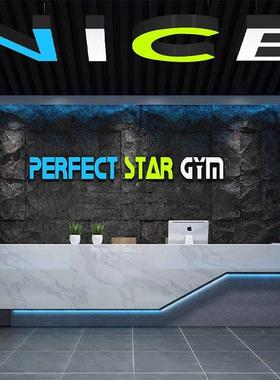 LED字母数代字新款现简约吸顶灯健商身房场市UBM店铺超走廊过道吊