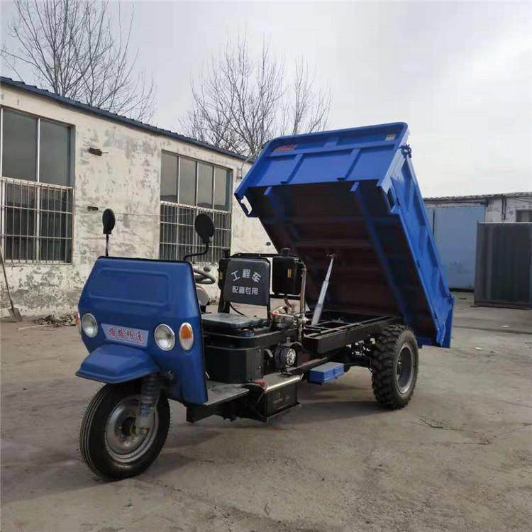 货柴油三轮车农用车后卸工地拉三式开型门小自卸柴CCW油工程三轮