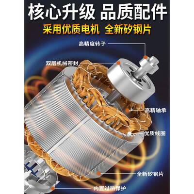 污水2化粪池抽粪泵泥浆排污泵家用20V割式小型抽水机切潜水JPC泵3