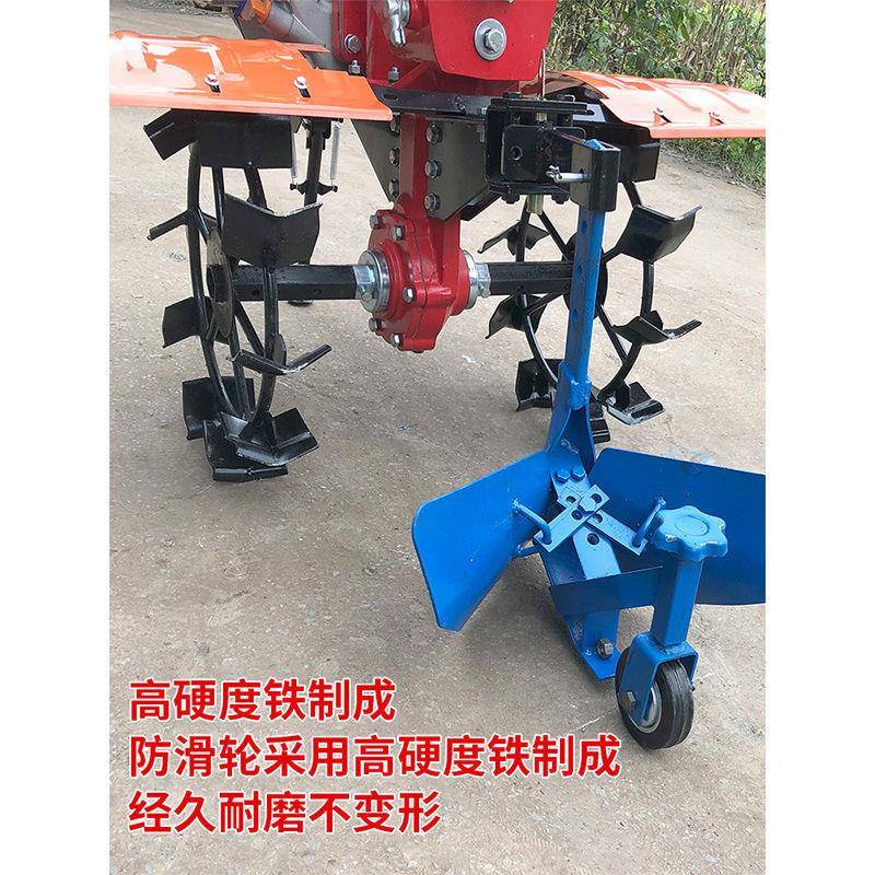 微耕机旋耕子机配件改装滑防轮铁轮一对农机行爬走轮MLG耐磨行轮