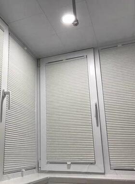 免打孔房帘QDH卫生间降百升叶窗帘蜂巢遮光隔热风厨琴帘
