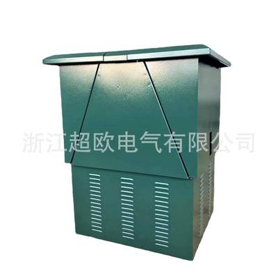 超欧TSJ户外不喷锈钢配电箱制漆防箱立雨柱箱室外监控箱控箱