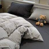 a类生床用上四件套纯LUG棉新款 床单被套学宿舍单人三品件套3