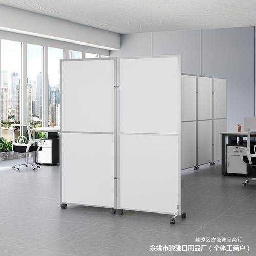 推拉车间酒店挡板活隔断工厂折53885移屏动可叠风高办公室墙隔断