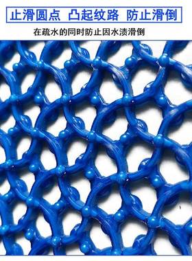 耐新品树脂可镂空地垫温裁剪镂空塑胶垫浴室冷库UVG走廊防低滑腾