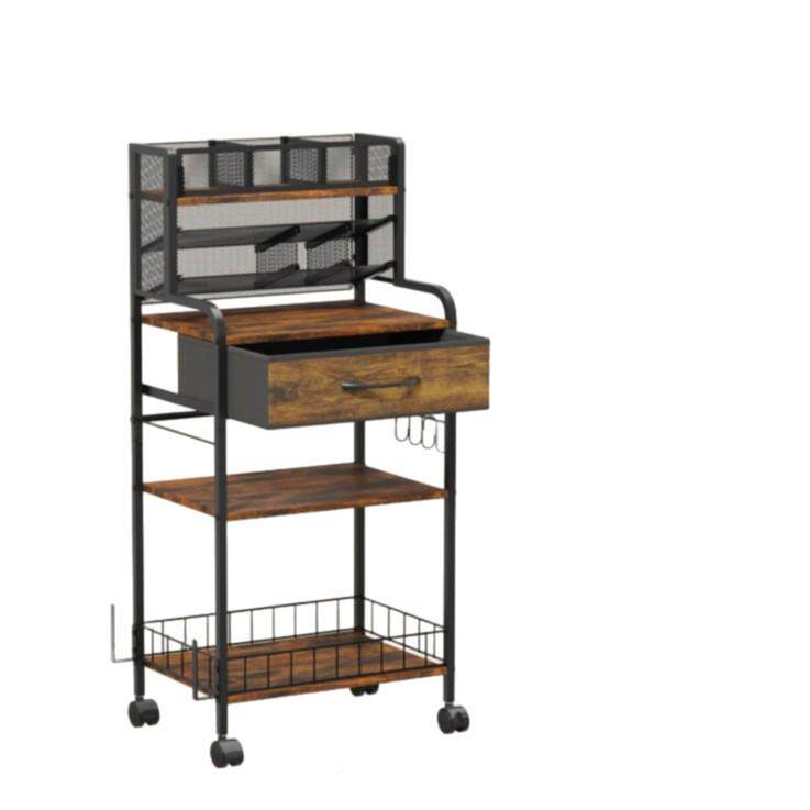 移动打印机纳架子办公室层收纳架收打印机收置物抽屉式杂多物收纳