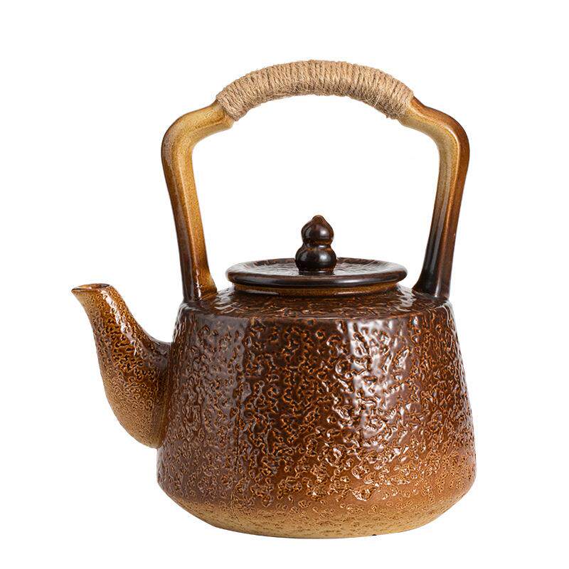 复烧壶古陶壶煮茶器家XB01（帝用户外梁明火耐热水壶碳炉酒精炉提