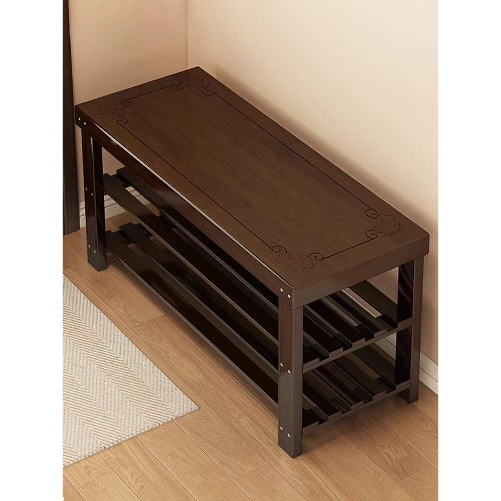 换鞋凳家用门口可坐鞋柜坐凳一体入户穿鞋凳进门鞋架非实木长条凳