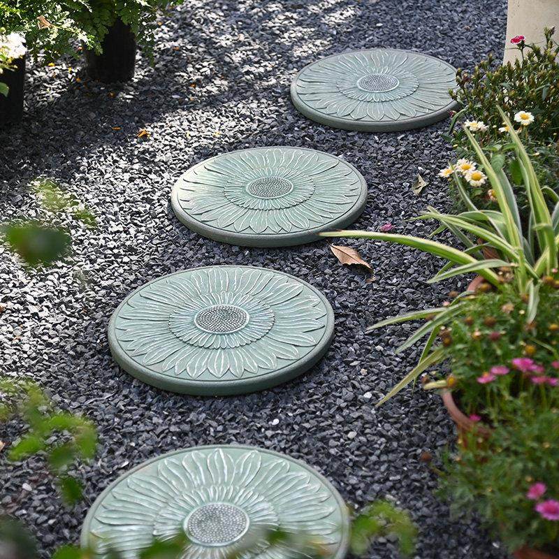 户外覆古汀步石花园铺路石摆件庭院装饰草坪踏步石别墅脚踏垫脚石,家居饰品,户外/庭院摆件,淘宝优惠券,粉丝福利购,淘宝优惠卷