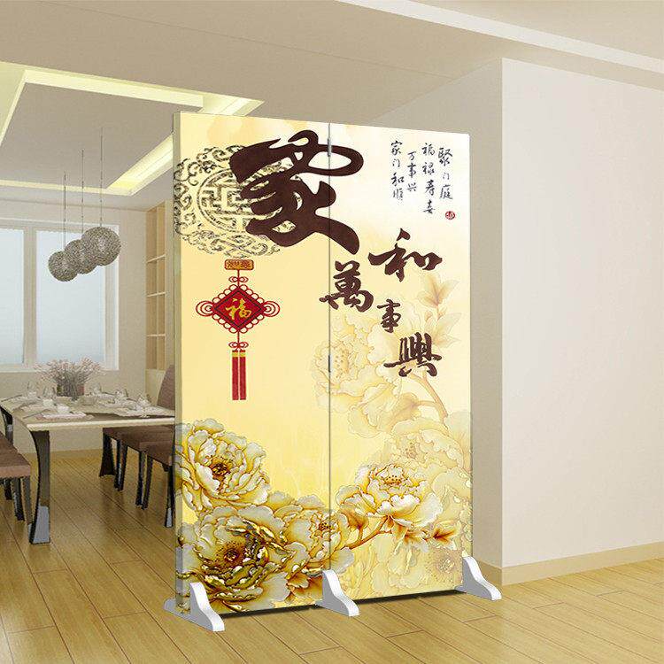 中式屏风家用隔断墙小户型门口入户厕所卧室客厅折叠移动现代装饰