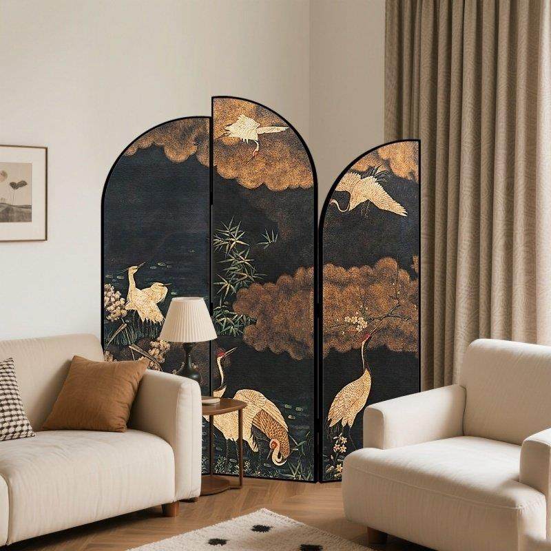 法式屏风隔断客厅中古现代背景玄关遮挡可折叠移动沙发装饰折屏,住宅家具,折屏,淘宝优惠券,粉丝福利购,淘宝优惠卷