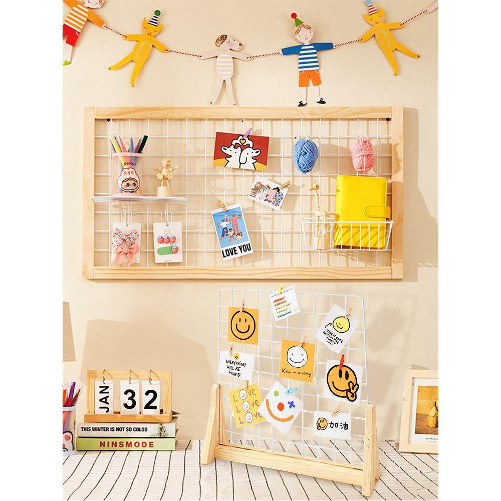 照片网格展示架墙上置物架墙上铁网照片墙格架幼儿园手工作品展架,住宅家具,搁板/置物架/家用陈列架,淘宝优惠券,粉丝福利购,淘宝优惠卷