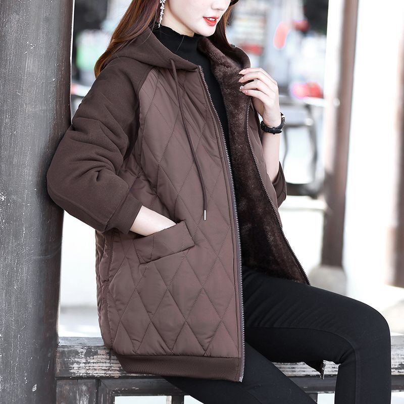 羽绒棉服2025秋冬外套女