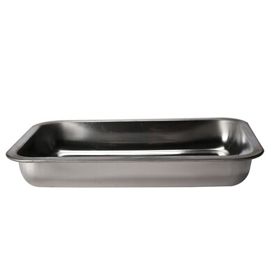 不锈钢方盘30*40cm实验室长方形盘子护士手术器械托盘消毒盘