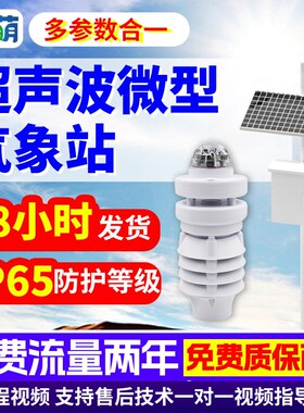 超声波小型气象监测站农业车载微型便携一体手持式风速风向气象仪