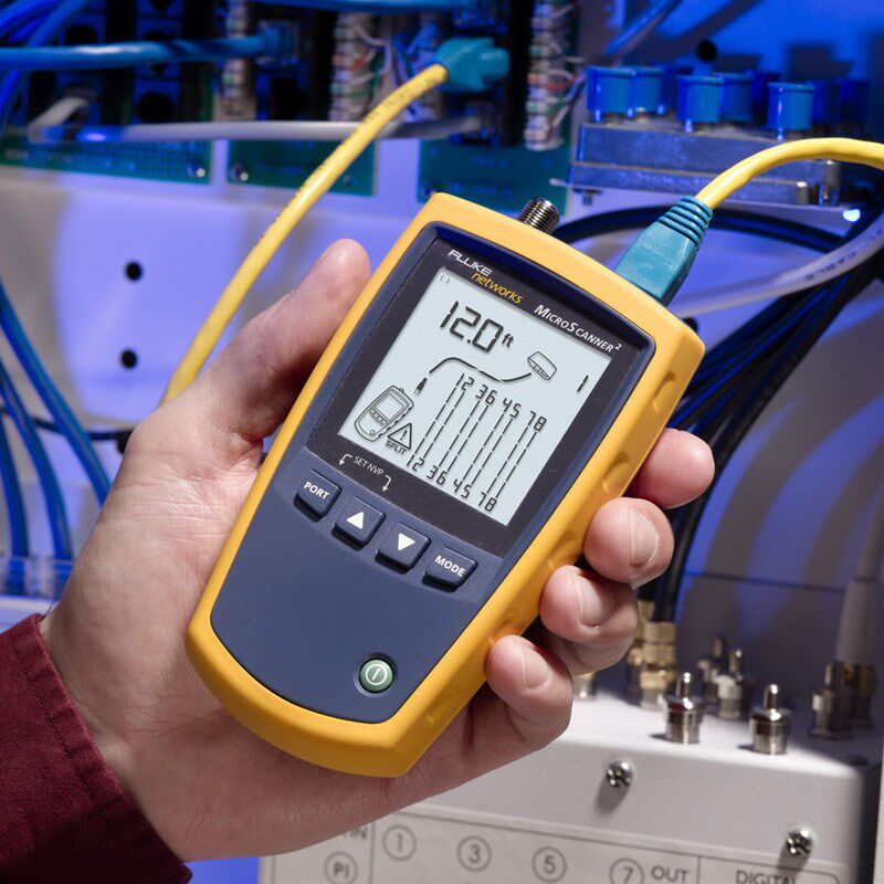 FLUKE福禄克MS2-100电缆网络测试仪MS2-KIT增强型电缆验证测试仪