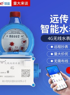 4G远程智能水表远传抄表无阀nb物联网485无线水表学校出租房