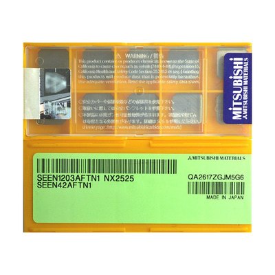 金属陶瓷数控面铣刀片SEEN1203AFTN1 NX2525四方精铣龙门铣平面