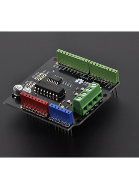 DFRobot出品  L293 Shield 1A大电流双路电机驱动 Arduino兼容