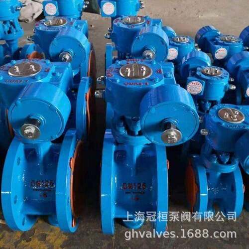 蝶温州法兰式防蝶阀 FD343-16C DN125 手动锁闭盗上海冠桓式H碳钢