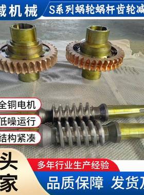 蜗轮蜗杆减速机SAF47SAF57SAF67SAF77SAF87SAF97减速机铜涡轮蜗杆