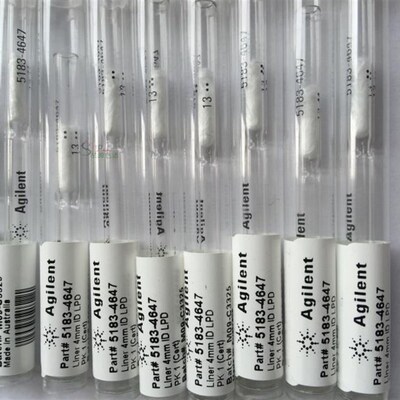 安捷伦 Agilent 气相色谱仪硅烷化石英衬管 5183-4647分流衬管
