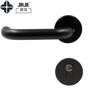 佳洁7255锁体门锁室内卧室房门锁房间实木门把手家用黑色分体锁具