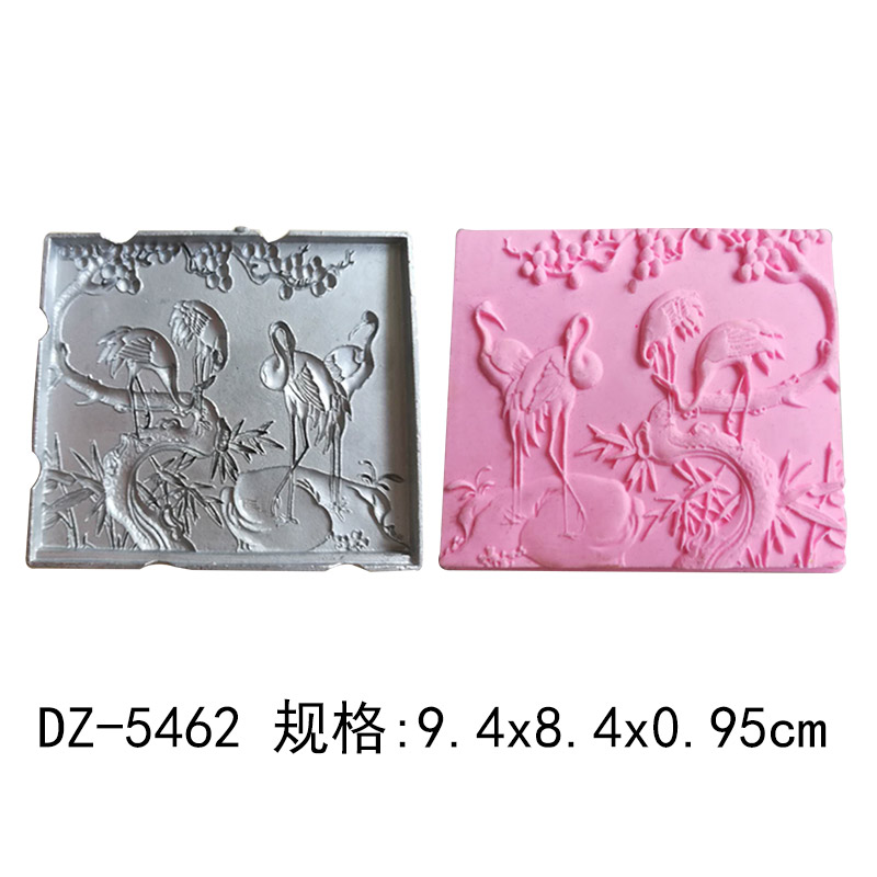 岫岩玉超声波雕刻模具 玉石雕刻钢模 和田玉雕刻钢模 DZ-5462松鹤