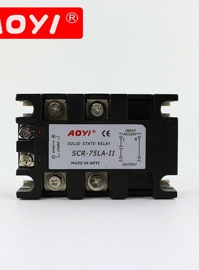 40A单相交流调压模块增强型4-20ma调压固态继电器SCR-40LA-