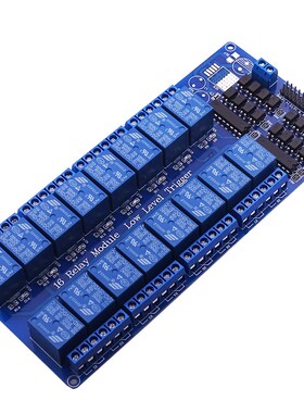 16路12V 5V继电器模块 继电器控制板 带光耦保护