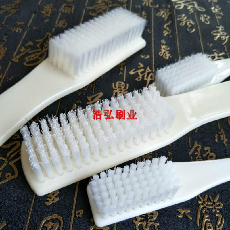 文玩刷子超硬软款塑料刷子白尼龙丝刷金刚核桃开青皮专用刷清理刷