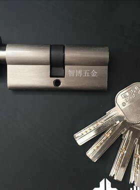 70mm全铜锁芯大葫芦锁胆单开卧室房门锁芯欧式门锁芯  锌合金大70
