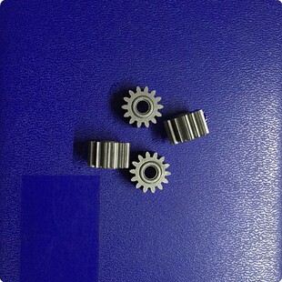 金属直齿轮 0.8模数 14齿 内径4 精密小齿轮10只 铁基粉末冶金