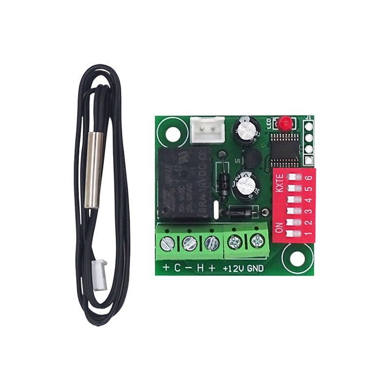 XH-W1701 可调温控开关 高精度12V温度开关 温度控制器