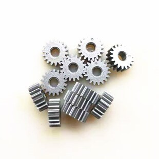 金属电机齿轮10只 0.6模数 18齿 内径4 精密圆柱直齿轮 粉末冶金