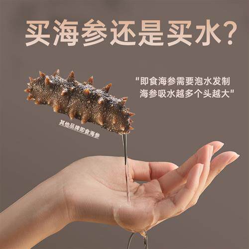 上品堂 大连即食海参礼包81只 海刺参2400克 海参礼盒单个装有机