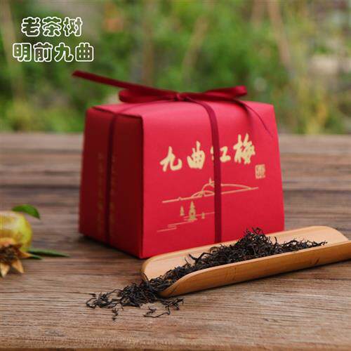 25年明前特级九曲红梅 明前珍品 杭州高端红茶清香优雅150克 精品