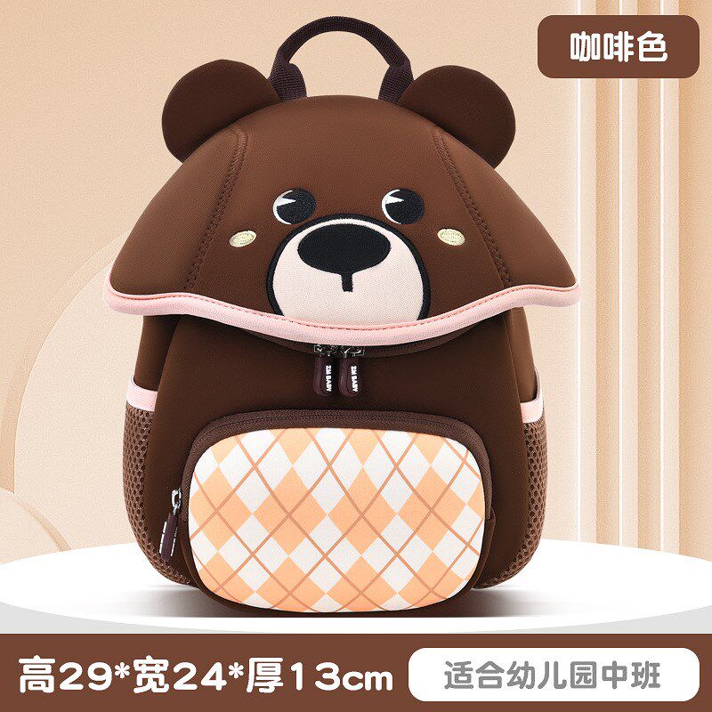 新款儿童幼儿园书包女孩双肩入园可E爱男童出行宝宝迷你蘑菇小背