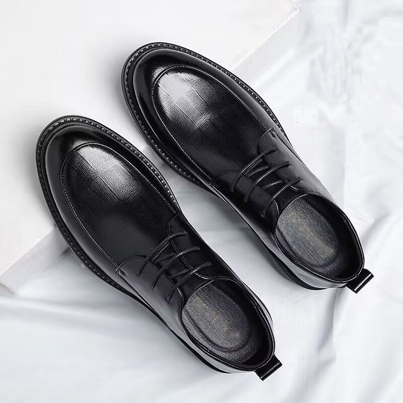 皮鞋男款商务g正装高级感软底男士休闲伴郎新郎结婚鞋黑色透气英
