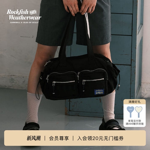 RockfishWeatherwear秋冬日常休闲多口袋大容量尼龙手提包