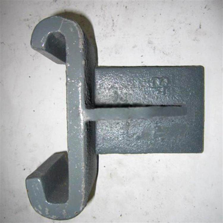 现货供应轨派夹板铁路专用防爬器铸铁钢轨压板防爬器铁路工矿配件