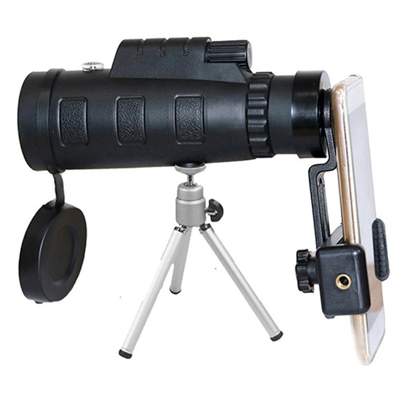 楚达单筒40X60高清双调手机望远镜 带指南针户外拍照望远镜