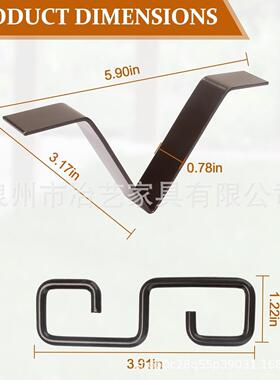 雨链夹用于排水沟适配器户外配件V型铜雨水播放落水管支架连接器