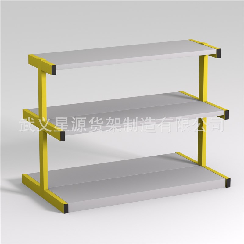 新款重型置物架多层王字货架五金工具展架可调高低三层四层展示架